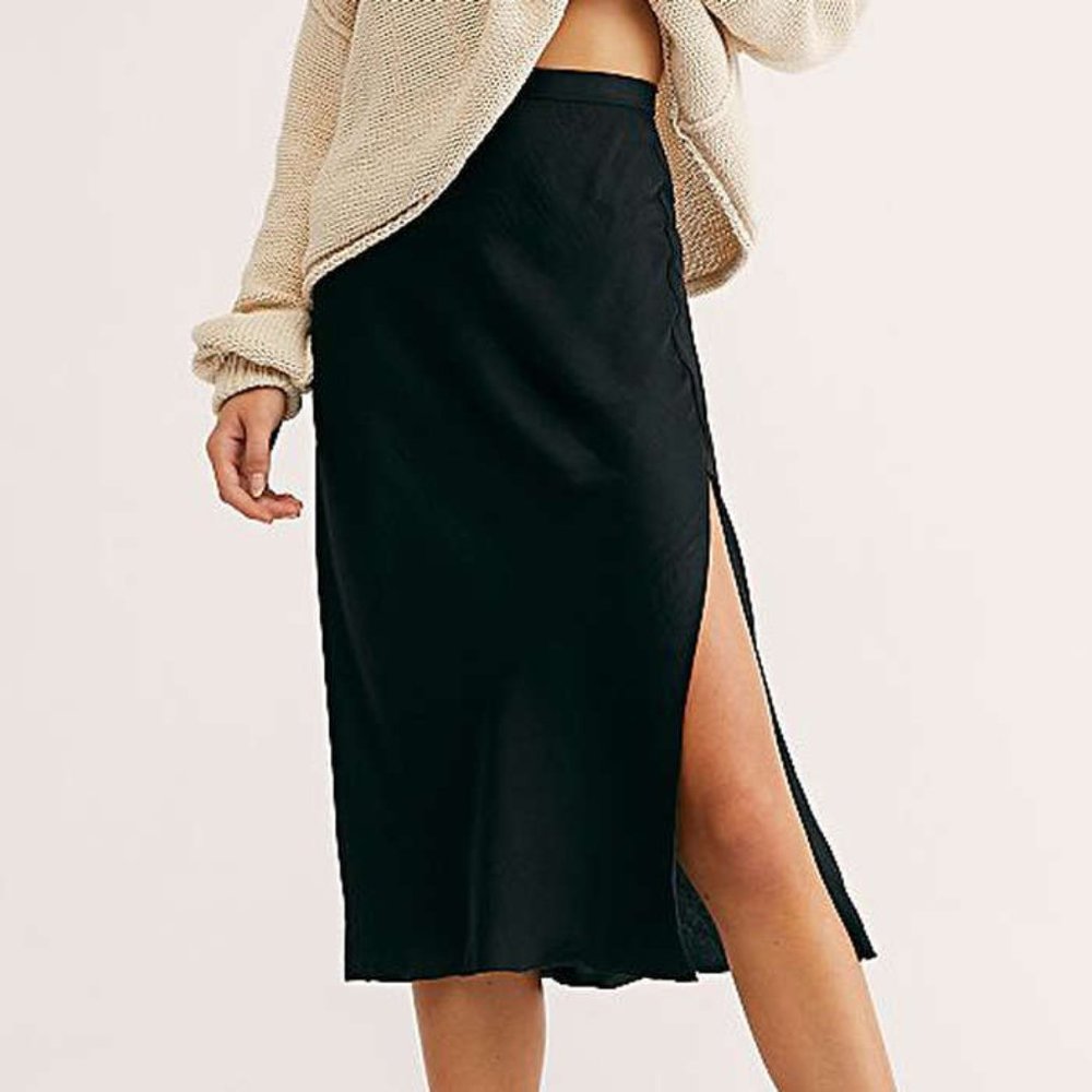 NWT Free People Sweet Talker Midi Half-Slip Skirt